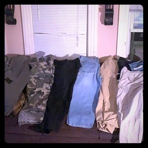 Vintage 90's rave big leg opening jeans pants jnco